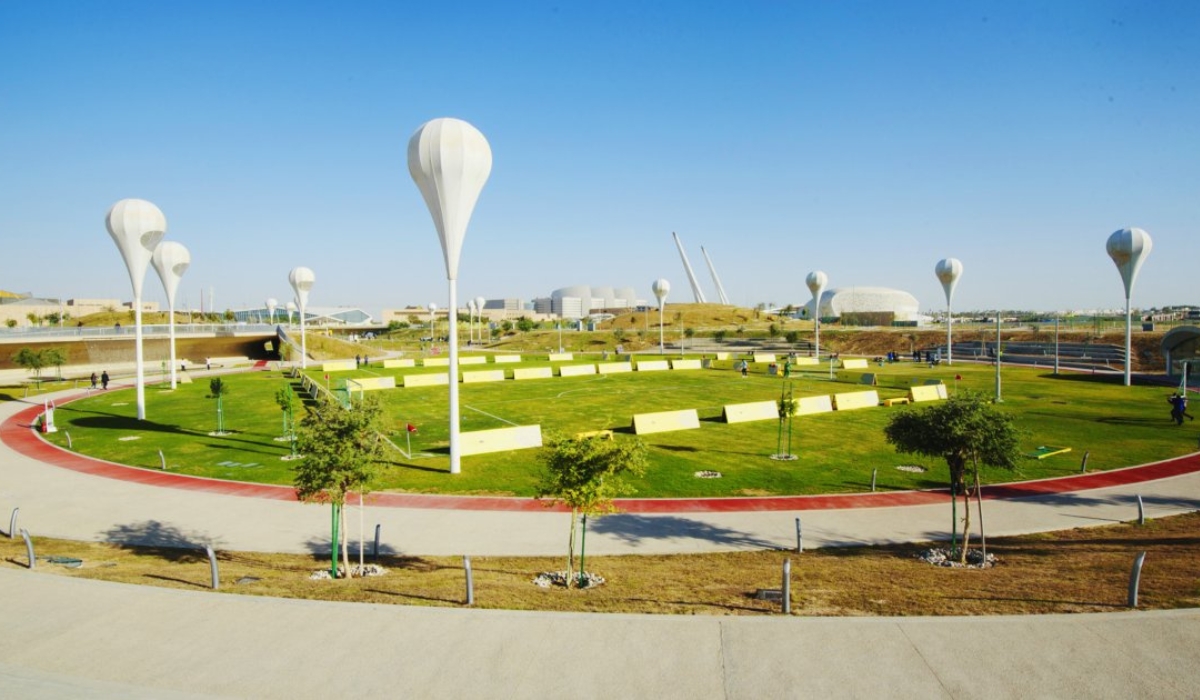 Oxygen Park's Stadium-like Atmosphere Screens World Cup Matches for Free